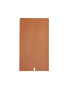 OUTLET - Porta menu in vera pelle rigenerata - formato 17,4x31,8 cm (4RE) - colore arancio - 2 buste - etichetta vini 2