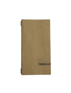 OUTLET - Porta menu in fibra di cellulosa - formato 17,4x31,8 cm (4RE) - colore naturale - 2 buste