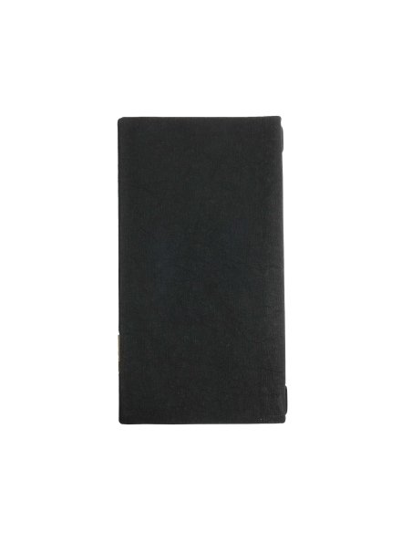 OUTLET - Porta menu in fibra di cellulosa - formato 17,4x31,8 cm (4RE) - colore nero - 2 buste