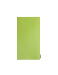 OUTLET - Porta menu in vera pelle rigenerata - formato 17,4x31,8 cm (4RE) - colore verde - 2 buste 2