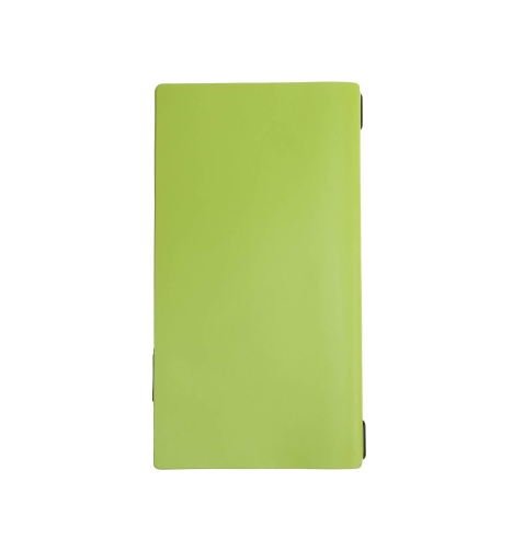 OUTLET - Porta menu in vera pelle rigenerata - formato 17,4x31,8 cm (4RE) - colore verde - 2 buste