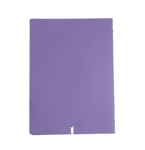 OUTLET - Porta menu in vera pelle rigenerata - formato 23,2x31,8 cm (A4) - colore lilla - 2 buste