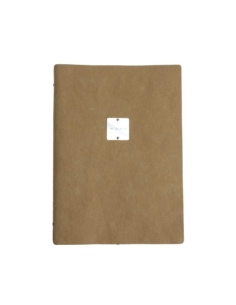 OUTLET - Porta menu in fibra di cellulosa - formato 23,2x31,8 cm (A4) - colore naturale - 2 buste