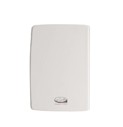 OUTLET - Porta menu in PVC termosaldato - formato GOLFO - colore tortora - 6+2 buste - scritta vini