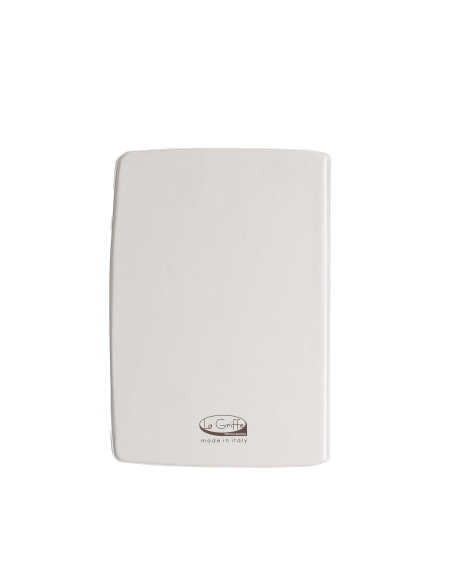 OUTLET - Porta menu in PVC termosaldato - formato GOLFO - colore tortora - 6+2 buste - scritta vini