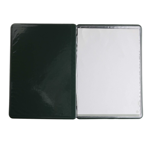 OUTLET - Porta menu in PVC termosaldato - formato GOLFO - colore verde