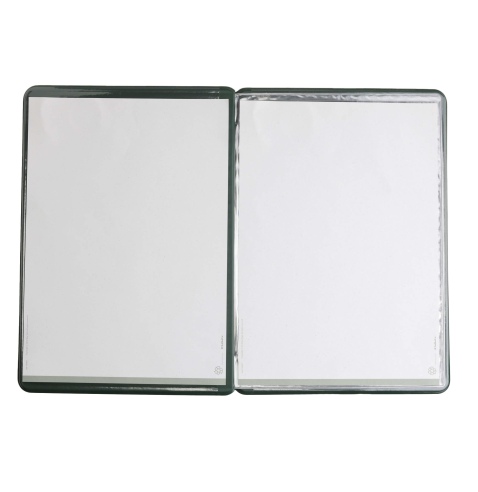 OUTLET - Porta menu in PVC termosaldato - formato GOLFO - colore verde