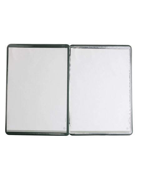 OUTLET - Porta menu in PVC termosaldato - formato GOLFO - colore verde