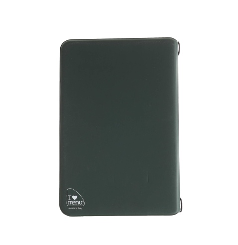OUTLET - Porta menu in PVC termosaldato - formato GOLFO - colore verde scuro - 6+2 buste