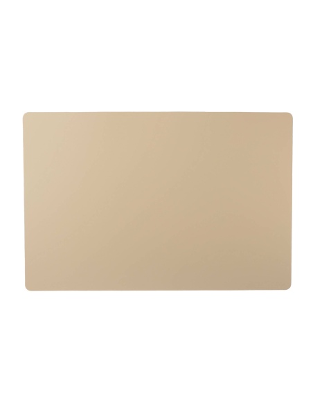 OUTLET - tovaglietta in pelle rigenerata - 30x45 cm - colore crema