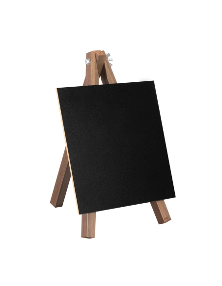 OUTLET - lavagna D4 STYLE MIRO' 18X26 cm da tavolo struttura colore MARRONE