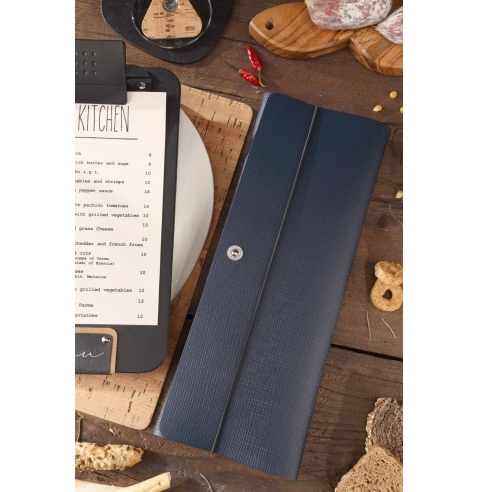 CLUTCH XL astuccio CHEF BLU