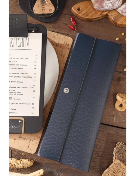 CLUTCH XL astuccio CHEF BLU