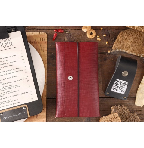 CLUTCH L astuccio CHEF BORDEAUX