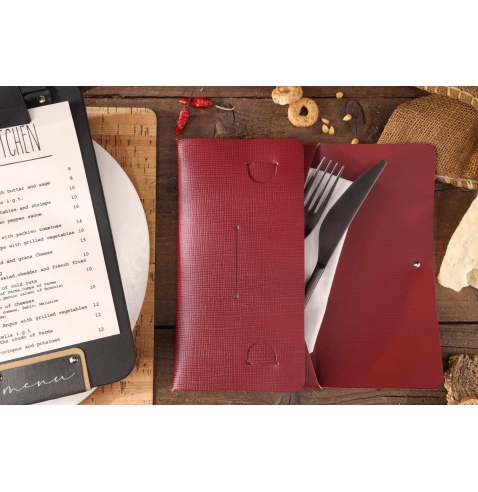 CLUTCH L astuccio CHEF BORDEAUX