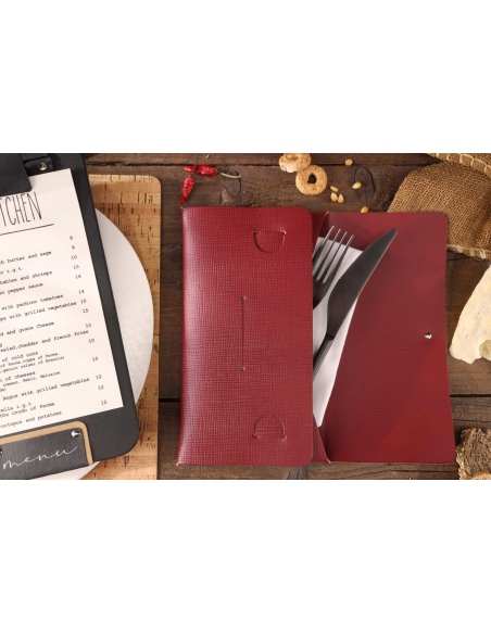 CLUTCH L astuccio CHEF BORDEAUX
