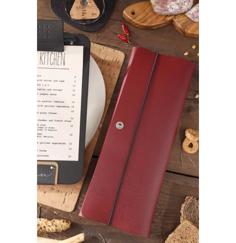 CLUTCH XL astuccio CHEF BORDEAUX