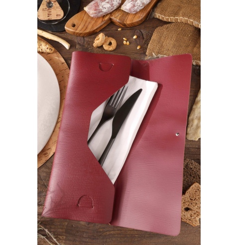 CLUTCH XL astuccio CHEF BORDEAUX