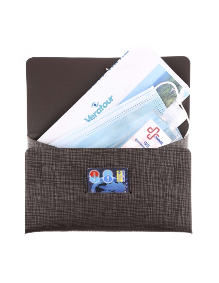 CLUTCH L astuccio CHEF MARRONE