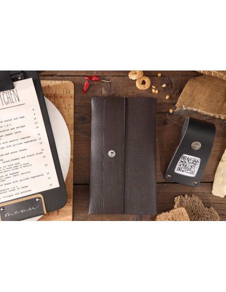 CLUTCH L astuccio CHEF MARRONE