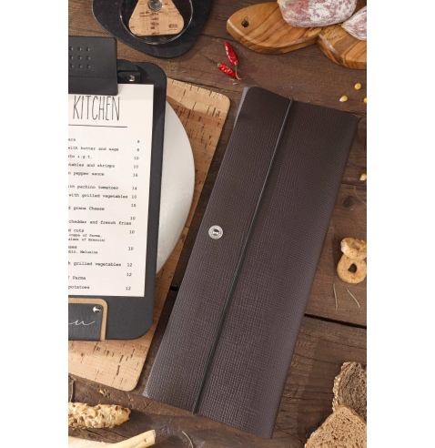 CLUTCH XL astuccio CHEF MARRONE