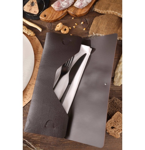 CLUTCH XL astuccio CHEF MARRONE