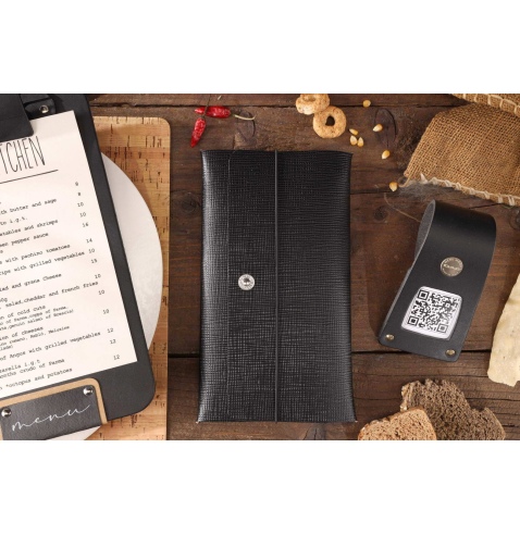 CLUTCH L astuccio CHEF NERO