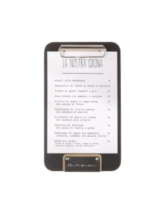 SPRINGER A5 porta blocco etichetta nera PATCH "personalizzata" (minimo 18 pezzi) molla in metallo ferma fogli supporto BULL NERO