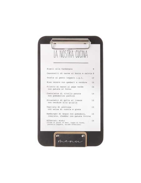 SPRINGER A5 porta blocco etichetta nera PATCH "personalizzata" (minimo 18 pezzi) molla in metallo ferma fogli supporto BULL NERO
