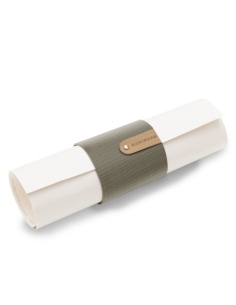BELT L porta tovagliolo conf. 4 pz. etichetta PATCH "personalizzata" (minimo 18 pezzi) conf. 4 pz. CHEF TORTORA