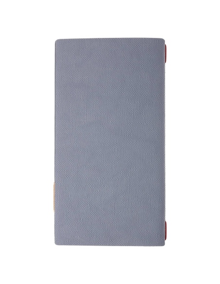 Porta Menu A4 SLIM (17,4x31,8 cm) etichetta PATCH "menu" solo elastico rosso JUTA AVIO