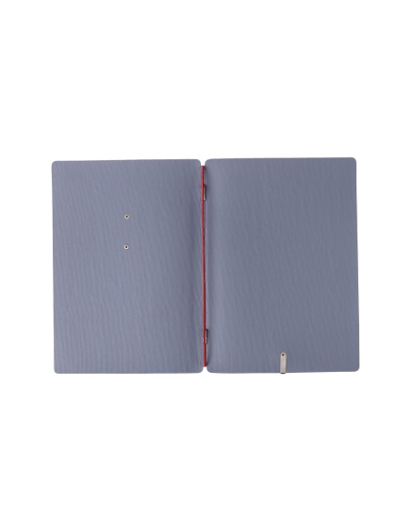 Porta Menu A5 (16,5x23,1 cm) etichetta METAL "menu" solo elastico rosso JUTA AVIO