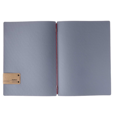 Porta Menu A4 (23,2x31,8 cm) etichetta PATCH "personalizzata" (minimo 18 pezzi) solo elastico rosso JUTA AVIO