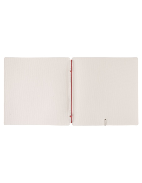 Porta Menu QUADRATO (23x23,1 cm) senza etichetta solo elastico rosso JUTA AVORIO