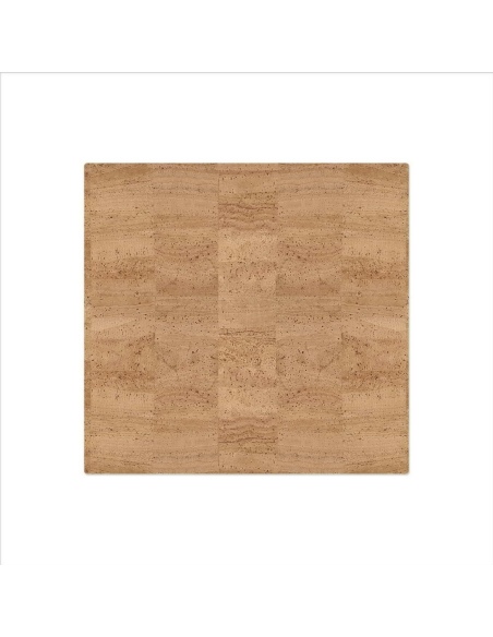 TOVAGLIETTE TAPPETINI D'ARREDO 45x47 cm pezzo singolo SUGHERO NATURALE sp. 1.4
