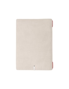 Porta Menu A5 (16,5x23,1 cm) senza etichetta cornicetta (4 facciate) elastico rosso JUTA AVORIO 2