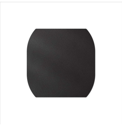 TOVAGLIETTE TAPPETINI D'ARREDO 40x40 cm RUNNER pezzo singolo BULL NERO sp. 3,0