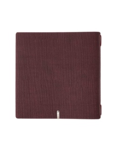 Porta Menu QUADRATO (23x23,1 cm) senza etichetta cornicetta (4 facciate) elastico rosso JUTA BORDEAUX 2
