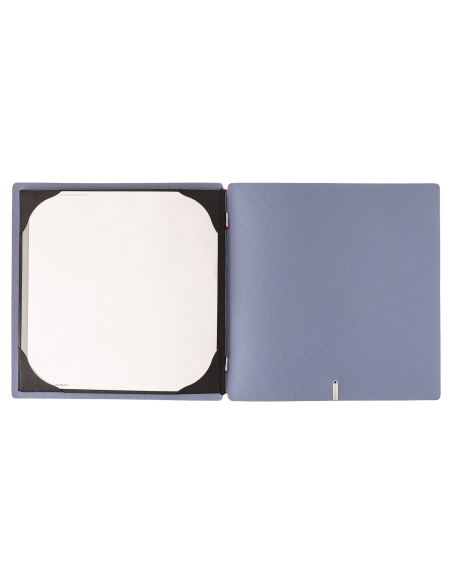 Porta Menu QUADRATO (23x23,1 cm) senza etichetta cornicetta (4 facciate) elastico rosso JUTA AVIO