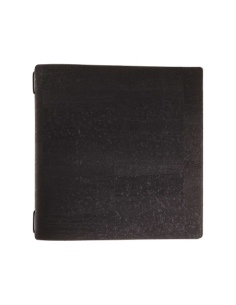 Porta Menu QUADRATO (23x23,1 cm) senza etichetta cornicetta (4 facciate) elastico nero SUGHERO NERO sp. 2.5