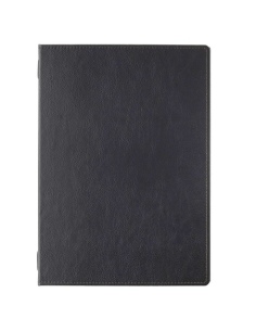 Porta Menu GOURMET A4 (23,2x32 cm) - solo elastico - senza scritta - colore NERO