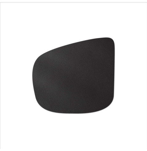 TOVAGLIETTE TAPPETINI D'ARREDO 37x40 cm GOCCIA pezzo singolo BULL NERO sp. 3,0