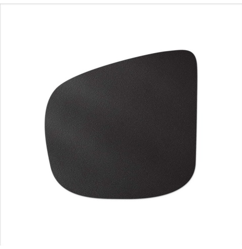 TOVAGLIETTE TAPPETINI D'ARREDO 44x45 cm GOCCIA pezzo singolo BULL NERO sp. 3,0