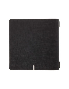Porta Menu QUADRATO (23x23,1 cm) etichetta METAL "personalizzata" (minimo 18 pezzi) cornicetta (4 facciate) elastico nero CHEF N 2