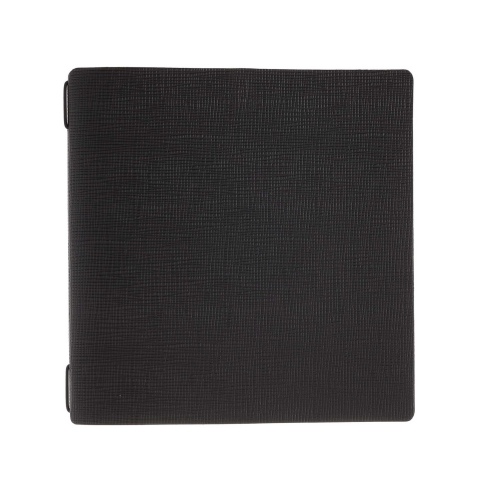 Porta Menu QUADRATO (23x23,1 cm) senza etichetta cornicetta (4 facciate) elastico nero CHEF NERO