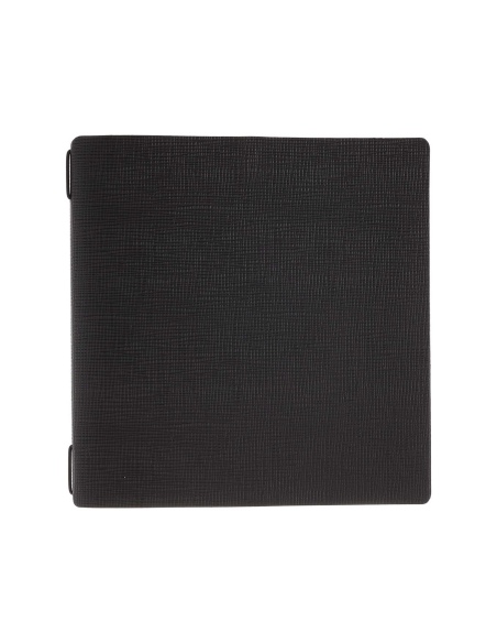 Porta Menu QUADRATO (23x23,1 cm) senza etichetta cornicetta (4 facciate) elastico nero CHEF NERO