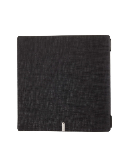 Porta Menu QUADRATO (23x23,1 cm) senza etichetta cornicetta (4 facciate) elastico nero CHEF NERO