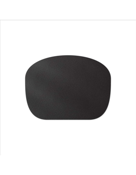 TOVAGLIETTE TAPPETINI D'ARREDO 34x45 cm POUF pezzo singolo BULL NERO sp. 3,0