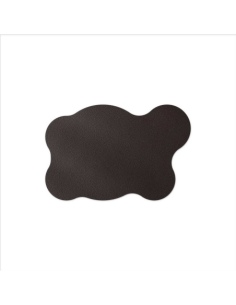 TOVAGLIETTE TAPPETINI D'ARREDO 44x29 cm BLOB pezzo singolo BULL MARRONE sp. 3,0