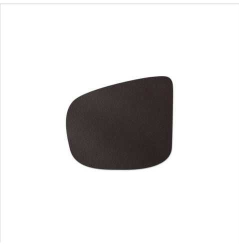 TOVAGLIETTE TAPPETINI D'ARREDO 28x32 cm GOCCIA pezzo singolo BULL MARRONE sp. 3,0